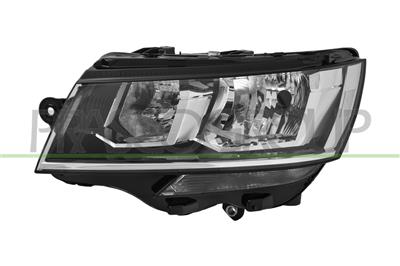HEADLAMP LEFT H7+H15 ELECTRIC-WITH MOTOR