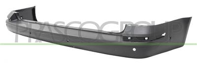 REAR BUMPER-BLACK-TEXTURED FINISH-WITH PDC AND PARK ASSIST+SENSOR HOLDERS MOD. MULTIVAN
