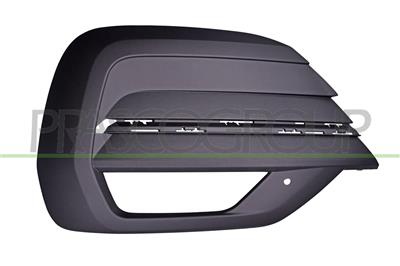 FRONT BUMPER RIGHT-GRILLE BLACK-TEXTURED FINISH-WITH CUTTING MARKS FOR PDC AND PARK ASSIST