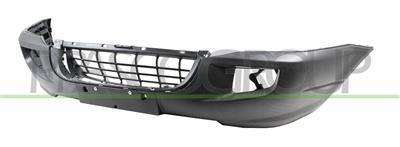 FRONT BUMPER-BLACK-TEXTURED FINISH-WITH TOW HOOK COVER