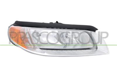 HEADLAMP RIGHT H7+H9 ELECTRIC-WITH MOTOR-CHROME