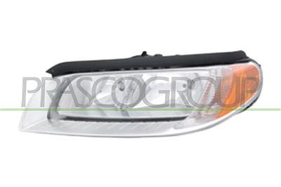 HEADLAMP LEFT H7+H9 ELECTRIC-WITH MOTOR-CHROME
