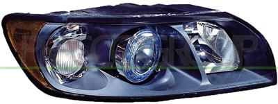 HEADLAMP RIGHT H7+HB3 ELECTRIC-WITH MOTOR MOD. V50-GRAY