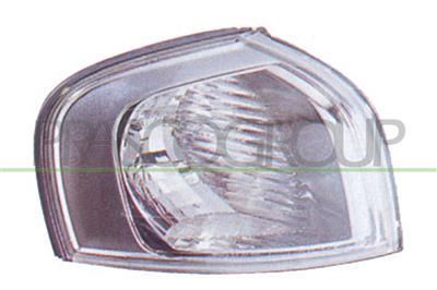 FRONT INDICATOR-RIGHT-CLEAR-WITH BULB HOLDER-WITH CHROME PROFILE MOD. > 02/03