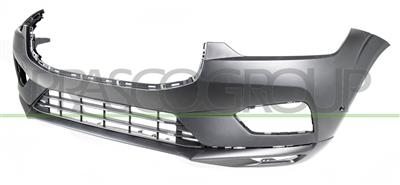 FRONT BUMPER-PRIMED-WITH PARK ASSIST HOLES-WITH HEADLAMP WASHER CUTTING MARKS