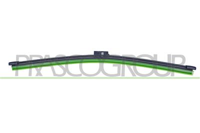 BALAIS D'ESSUI-GLACE ARRIERE-FLAT BLADE 11"/275 mm-10 ADAPTEURS