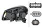 XENON/HALOGEN-HEADLIGHT - FOR E.G. NISSAN QASHQAI I (J10, NJ10, JJ10E) - ECE - FOR RIGHT-HAND TRAFFIC - RIGHT