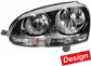 HALOGEN-HEADLIGHT SET - 12V