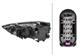 HALOGãNE-PROJECTEUR PRINCIPAL - POUR P.E. AUDI A1 SPORTBACK (8XA, 8XF) - ECE - POUR CIRCULATION ¤ DROITE - DROITE
