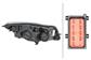FF/HALOGEN-HEADLIGHT - LEFT - FOR E.G. OPEL INSIGNIA A SPORTS TOURER (G09)