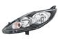 HALOGEN/FF-HAUPTSCHEINWERFER - FUR U.A. FORD FIESTA VI (CB1, CCN) - CHROM/SCHWARZ - ECE - FUR RECHTSVERKEHR - LINKS