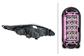 HALOGEN/FF-HAUPTSCHEINWERFER - FUR U.A. FORD FIESTA VI (CB1, CCN) - CHROM/SCHWARZ - ECE - FUR RECHTSVERKEHR - LINKS