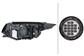 BI-XENON-PROJECTEUR PRINCIPAL - DROITE - POUR P.E. RANGE ROVER EVOQUE (L538)