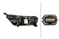 LED-FARO PRINCIPAL - IZQUIERDA - POR EJ. RENAULT TRAFIC III
