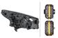 FF/HALOGEN-HEADLIGHT - LEFT - FOR E.G. VAUXHALL VIVARO B BOX (X82)