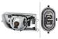 HALOGEN-FRONT FOG LIGHT - LEFT - FOR E.G. SKODA OCTAVIA II (1Z3)