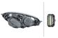 FF/BI-XENON-HEADLIGHT - LEFT - FOR E.G. CITRO”N C4 GRAND PICASSO I (UA_)