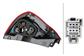 HECKLEUCHTE - HYBRID - RECHTS - FUER U.A. FORD FIESTA VI (CB1, CCN)