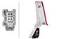 FANALE LED SX SEZ.INT VOLVO V70 10/07->