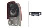 REARLIGHT - BULB - CRYSTAL CLEAR/RED - OUTER SECTION - FOR E.G. VW SHARAN (7M8, 7M9, 7M6) - ECE/CCC - LEFT