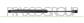 TAILGATE GAS SPRING RIGHT/LEFT-620 N-L 350 mm-S 130 mm-Ø 18 mm-Ø 8 mm MOD. STATION WAGON