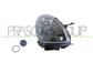 PROIETTORE DESTRO H7+H1-ELETTRICO-CON MOTORE-CON LUCE DIURNA-NERO-LED