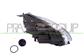 SCHEINWERFER LINKS-H7+H1-MIT LWR-MIT MOTOR-MIT TAGFAHRLICHT-SCHWARZ-LED