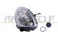PROIETTORE DESTRO H7+H1-ELETTRICO-CON MOTORE-CON LUCE DIURNA-CROMATO-LED