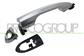 FRONT DOOR HANDLE LEFT-OUTER-SATIN CHROME-WITH KEY HOLE