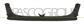 FRONT BUMPER MOLDING-CENTRE-BLACK-TEXTURED FINISH