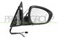 DOOR MIRROR RIGHT-ELECTRIC-PRIMED-HEATED-WITH SENSOR-WITH LAMP-FOLDABLE-BLIS-CONVEX-14 PINS
