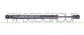 TAILGATE GAS SPRING RIGHT/LEFT - 700 N - L 297 mm - S 65 mm - Ø 18 mm - Ø 8 mm MOD. 4 DOOR