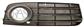 BUMPER GRILLE RIGHT-BLACK-WITH FOG LAMP HOLE