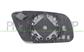 MIRROR GLASS BASE LEFT-ASPHERICAL-CHROME