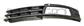 BUMPER GRILLE LEFT-BLACK-WITH FOG LAMP HOLE