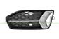 GRILLE DROITE DE PARE-CHOCS-AVANT-NOIRE-STRUCTUREE-AVEC MOULURE ARGENTEE MOD. SPORT 