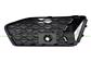 GRILLE DROITE DE PARE-CHOCS-AVANT-NOIRE-STRUCTUREE-AVEC MOULURE NOIRE-BRILLANTE MOD. SPORT 