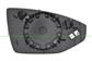 MIRROR GLASS BASE LEFT-HEATED-CONVEX