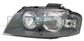HEADLAMP LEFT XENON D2S+H7/HID ELECTRIC-WITH MOTOR