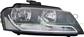 HEADLAMP LEFT H7+H7 ELECTRIC-WITH MOTOR