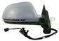 DOOR MIRROR RIGHT-ELECTRIC-HEATED-FOLDABLE-PRIMED-WITH LAMP-ASPHERICAL-CHROME MOD. 5 DOOR-16H10P MOD. 08 > 10