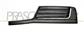 BUMPER GRILLE LEFT-BLACK-WITH CHROME MOLDING MOD. DESIGN