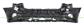 REAR BUMPER-PRIMED-WITH TOW HOOK COVER-WITH CUTTING MARKS FOR PDC AND PARK ASSIST