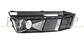GRILLE DROITE NOIRE DE PARE-CHOCS-AVEC SIEGES ANTIBROUILLARD-AVEC MOULURE NOIRE BRILLANTE