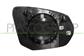 MIRROR GLASS BASE LEFT-HEATED-CONVEX