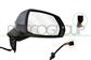 RETROVISORE DESTRO-ELETTRICO-CON PRIMER-TERMICO-CHIUDIBILE-CON FANALE-CONVESSO-12 PINS