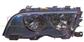 HEADLAMP LEFT H7+H7 ELECTRIC-WITH MOTOR-BLACK 2 DOOR