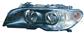 HEADLAMP LEFT H7+H7 ELECTRIC-BLACK-CLEAR LAMP