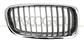 GRILLE CALANDRE DROITE PEINTE ARGENT-AVEC MOULURE CHROMEE MOD.MODERN LINE