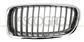 GRILLE CALANDRE GAUCHE PEINTE ARGENT-AVEC MOULURE CHROMEE MOD.MODERN LINE